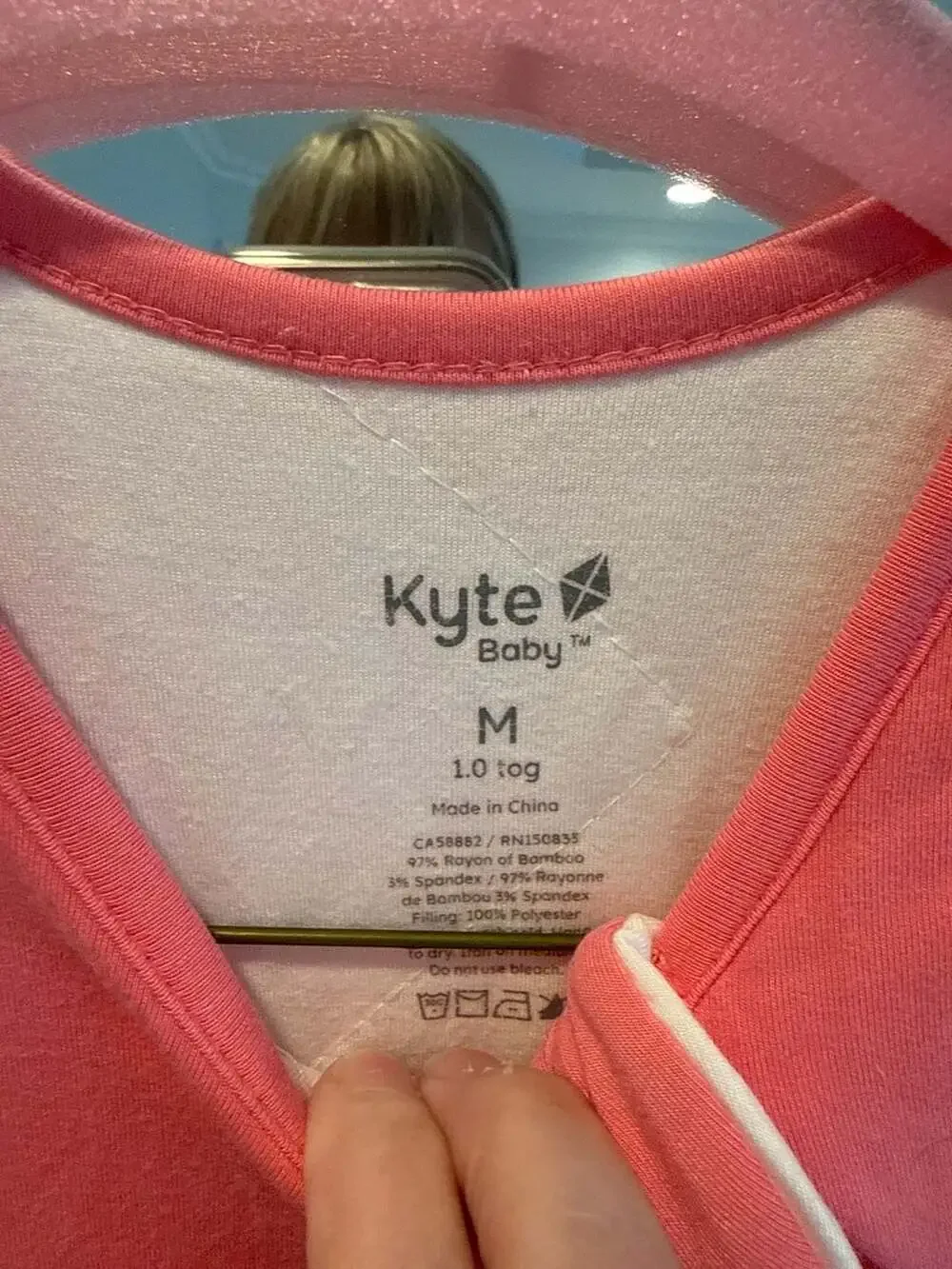 Kyte Baby Bamboo Sleep Bag 1.0 TOG in Flamingo Pink
